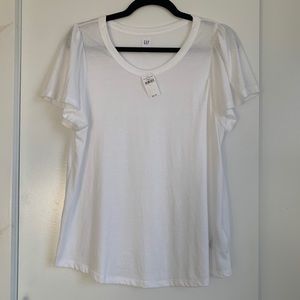 Gap flutter sleeve tee